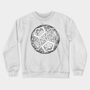 gmtrx lawal skeletal snub dodecahedron Crewneck Sweatshirt